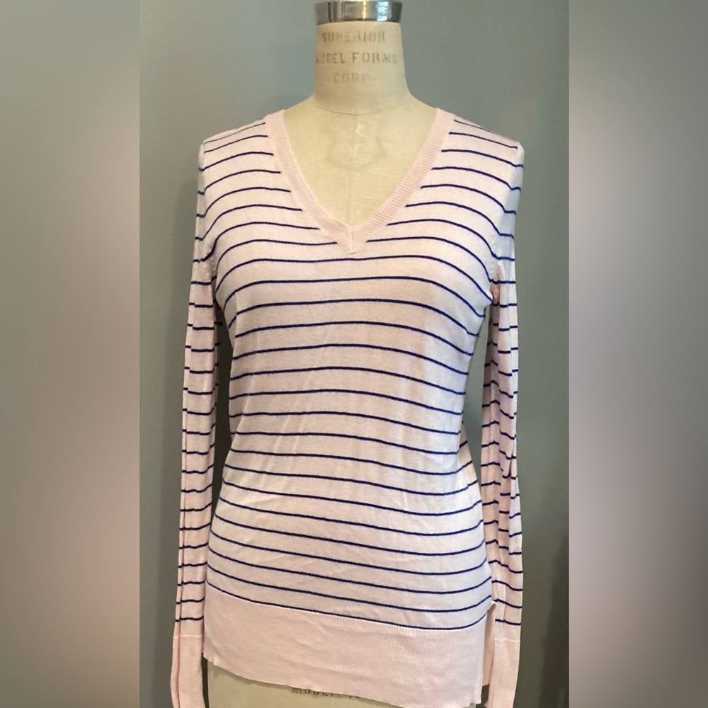 Maison Jules Very Lightweight Stripped Sweater size s